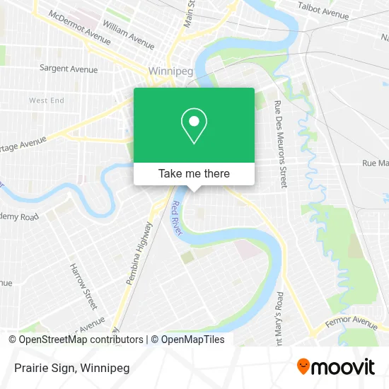 Prairie Sign map