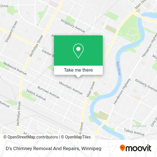 D's Chimney Removal And Repairs map