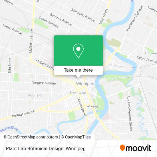 Plant Lab Botanical Design map