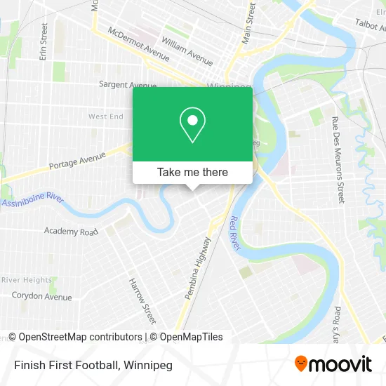 Finish First Football map