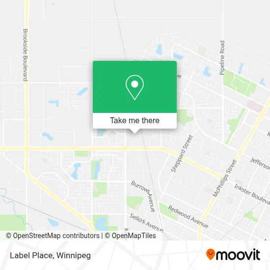 Label Place map