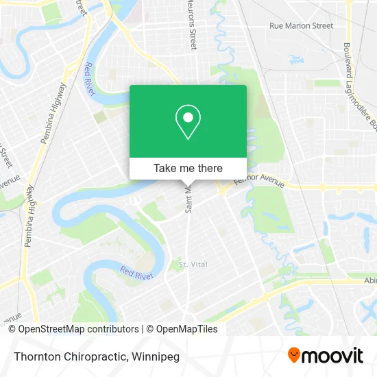 Thornton Chiropractic map