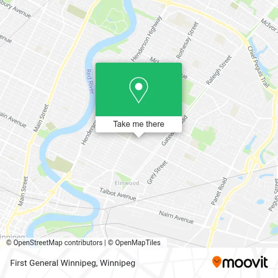 First General Winnipeg map