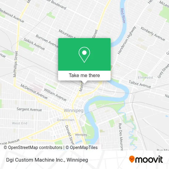 Dgi Custom Machine Inc. map