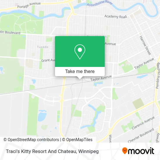Traci's Kitty Resort And Chateau map