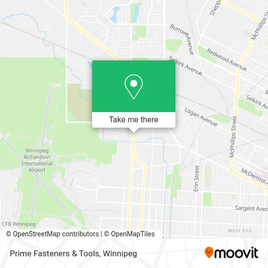 Prime Fasteners & Tools map