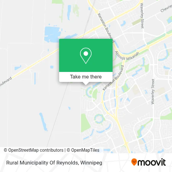 Rural Municipality Of Reynolds map
