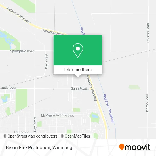 Bison Fire Protection map