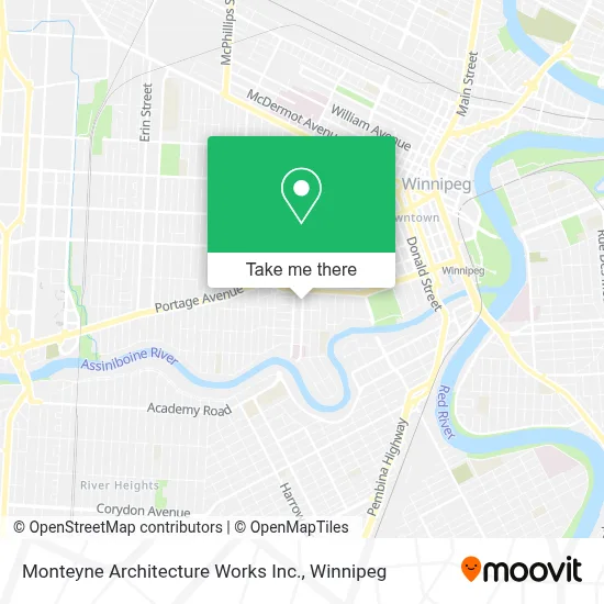Monteyne Architecture Works Inc. map