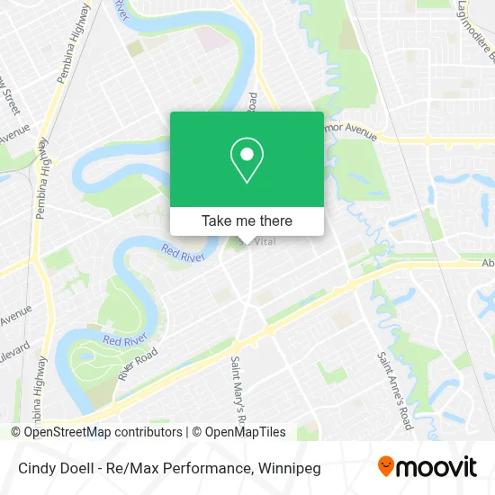 Cindy Doell - Re / Max Performance map