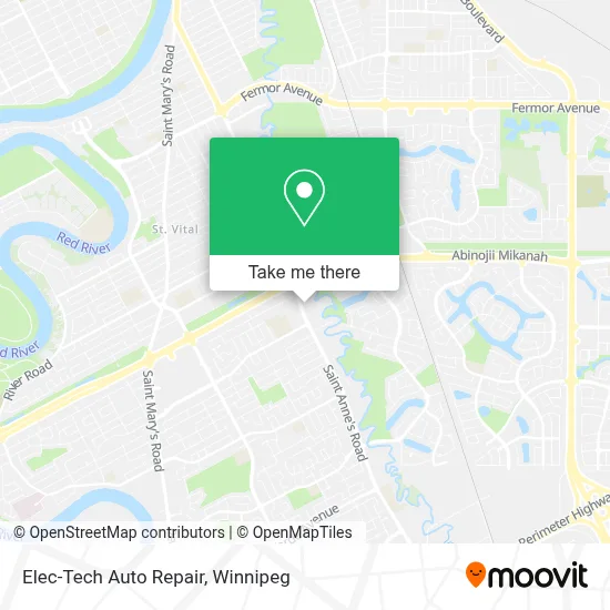 Elec-Tech Auto Repair map