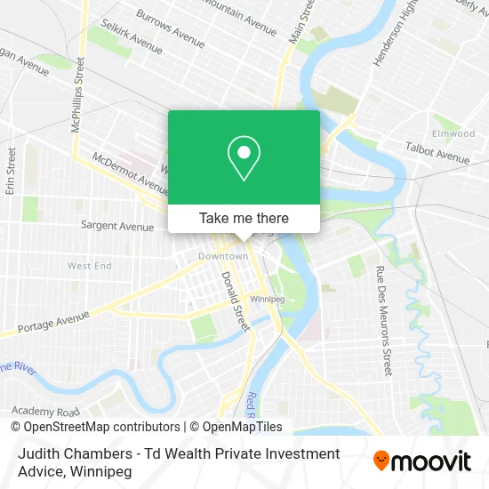 Judith Chambers - Td Wealth Private Investment Advice map