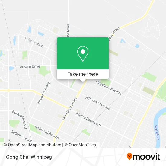 Gong Cha map
