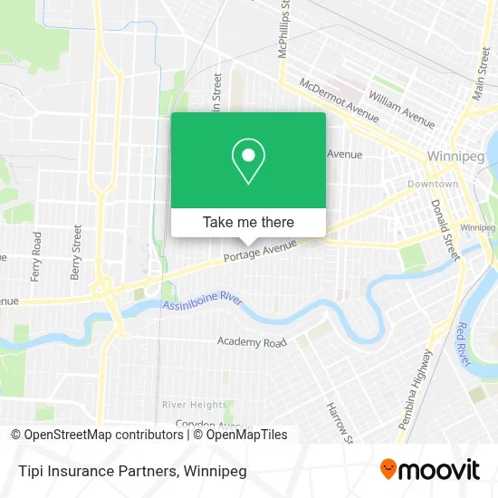 Tipi Insurance Partners map
