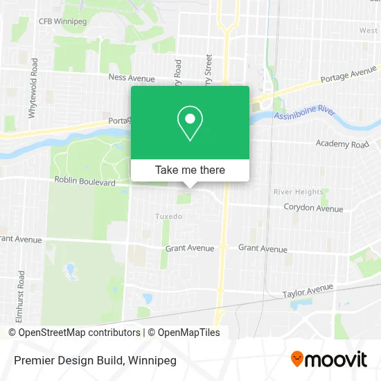 Premier Design Build map