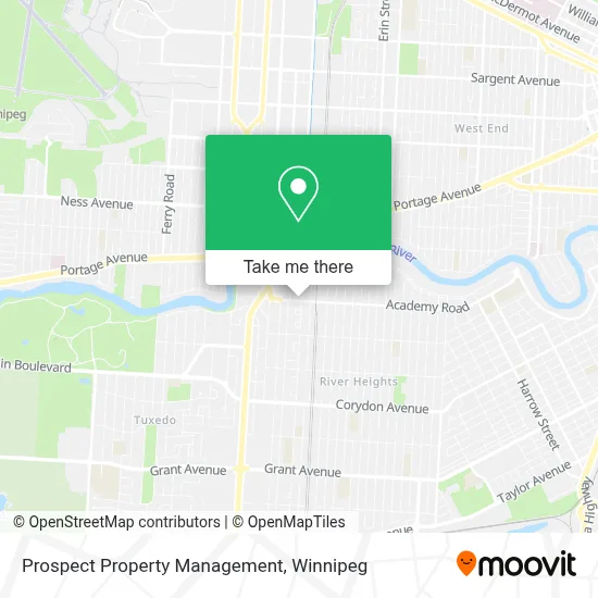 Prospect Property Management map