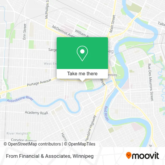 From Financial & Associates map