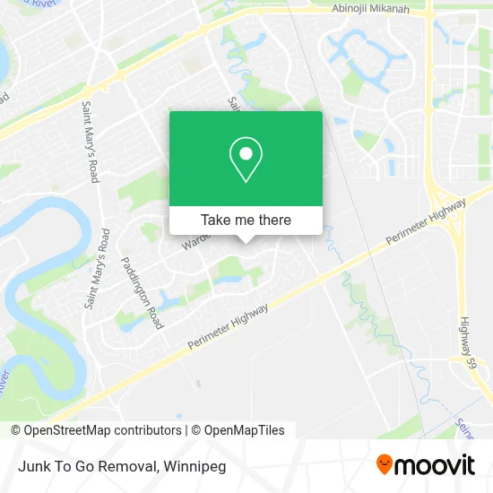 Junk To Go Removal map