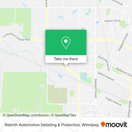 Rebirth Automotive Detailing & Protection map