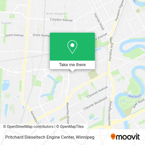 Pritchard Dieseltech Engine Center map