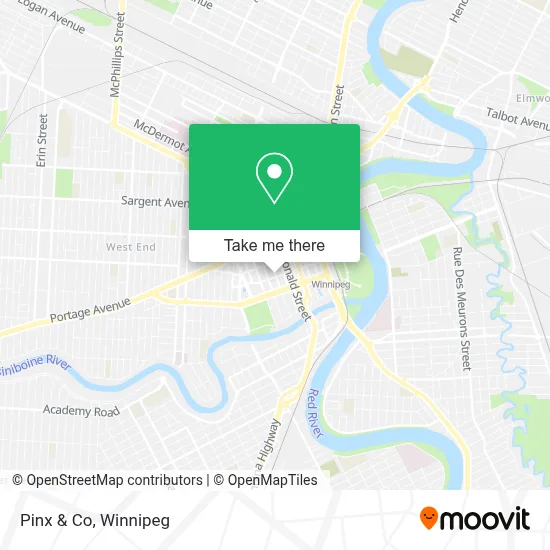 Pinx & Co map