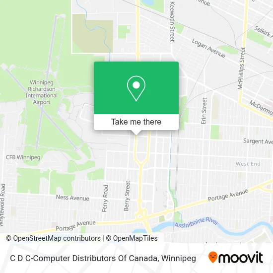 C D C-Computer Distributors Of Canada map