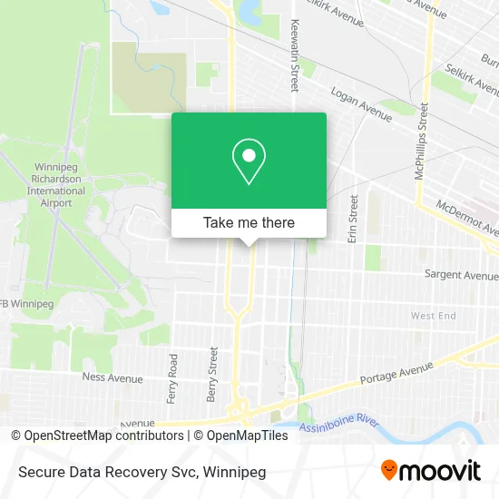 Secure Data Recovery Svc map