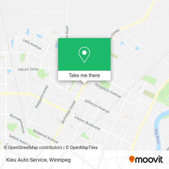 Kieu Auto Service map