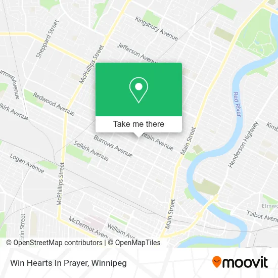 Win Hearts  In Prayer map