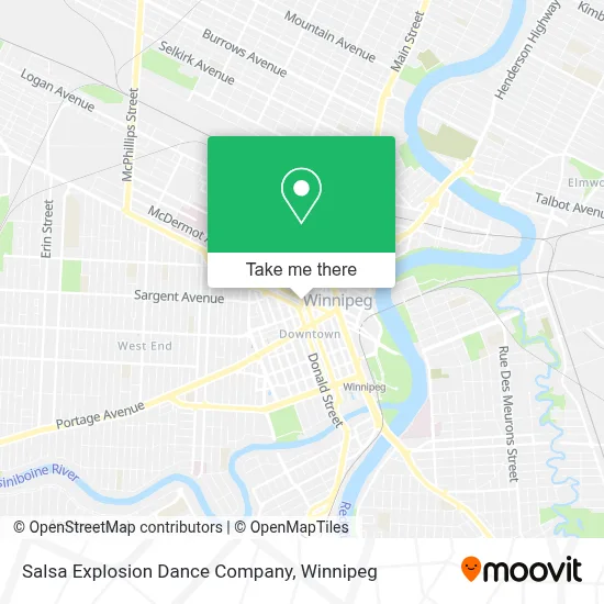 Salsa Explosion Dance Company map