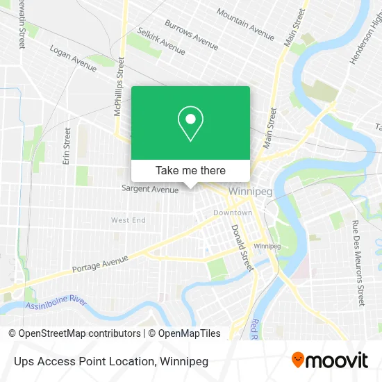 Ups Access Point Location plan