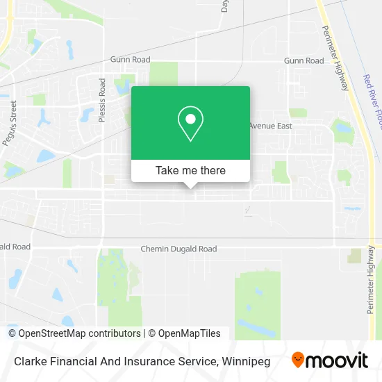 Clarke Financial And Insurance Service map