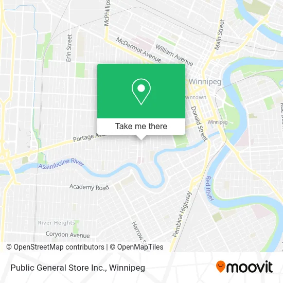 Public General Store Inc. map