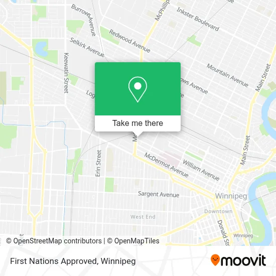 First Nations Approved map