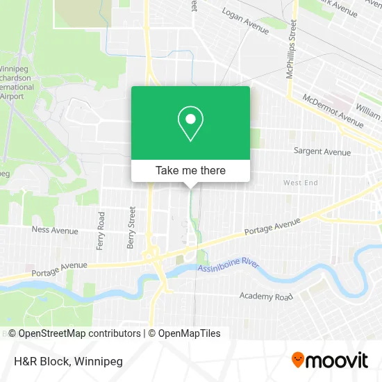 H&R Block map