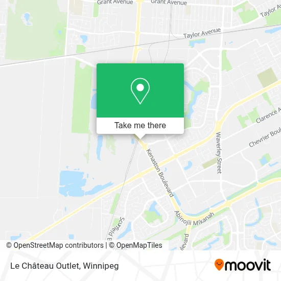 Le Château Outlet map