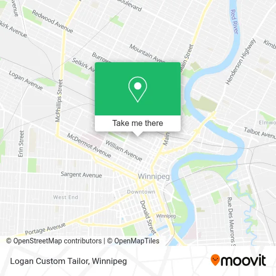 Logan Custom Tailor map