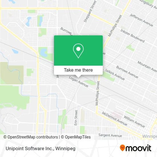 Unipoint Software Inc. map