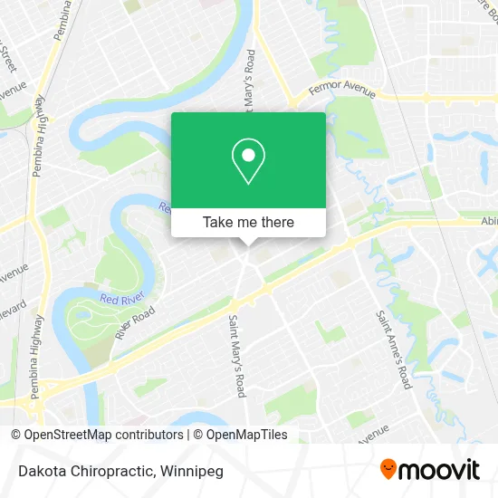 Dakota Chiropractic map