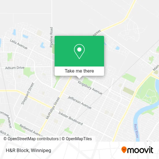 H&R Block map