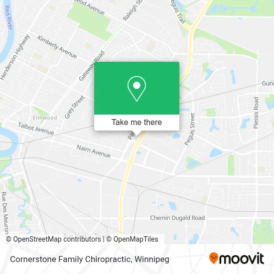 Cornerstone Family Chiropractic map