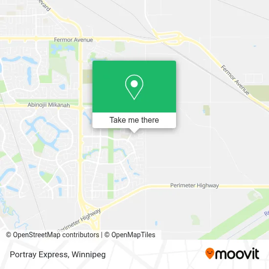 Portray Express map