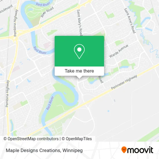 Maple Designs Creations map
