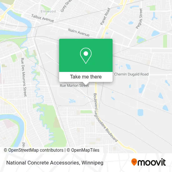 National Concrete Accessories map