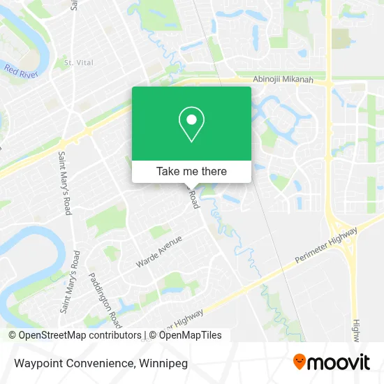 Waypoint Convenience map