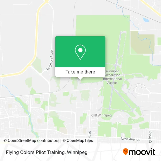 Flying Colors Pilot Training map
