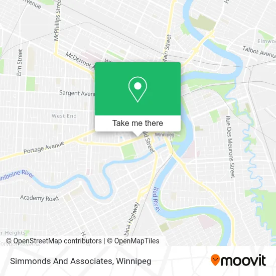 Simmonds And Associates map