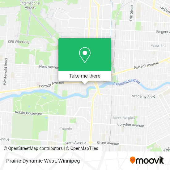 Prairie Dynamic West map