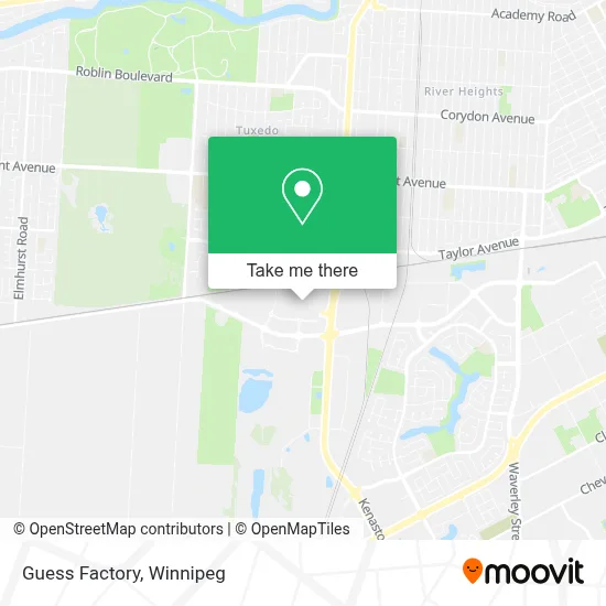 Guess Factory map