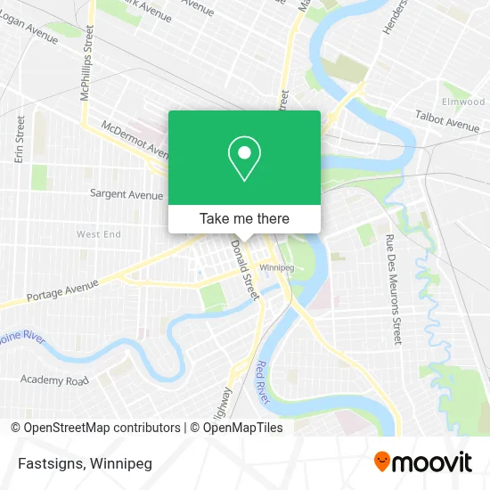 Fastsigns map